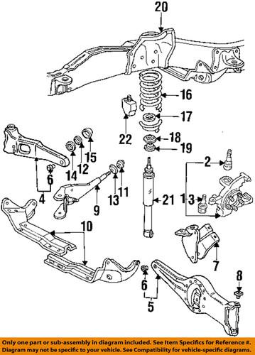 Ford oem fotz3b244a front suspension-radius arm spacer