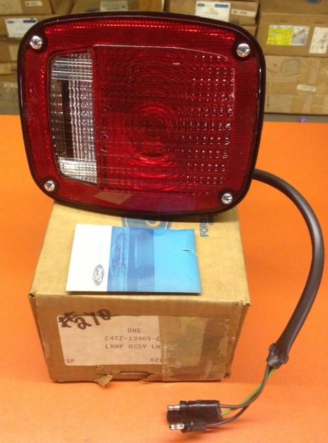 E4tz-13405-d ford rear combination tail lamp lh left side 1980-1986 bronco