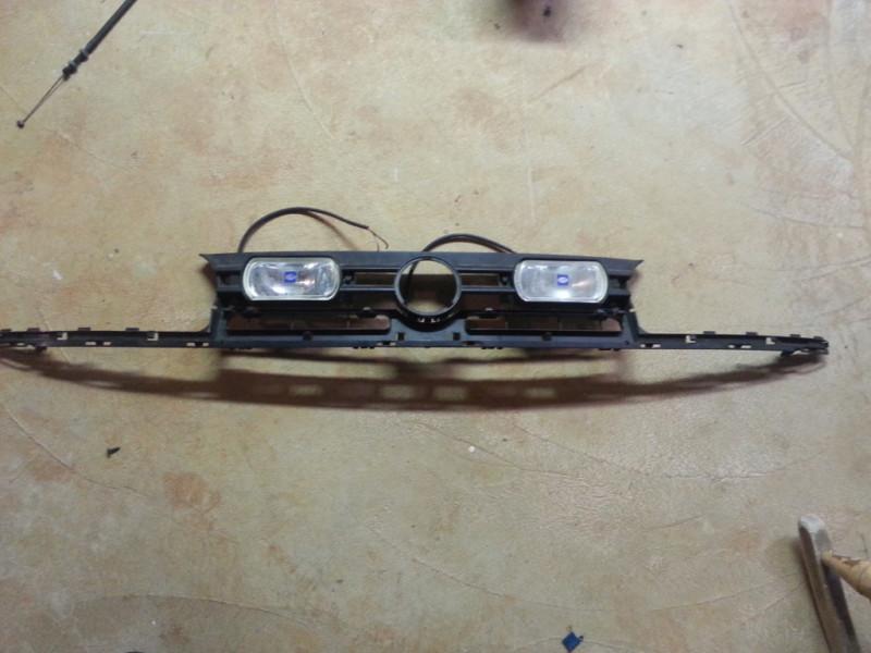 Vw golf 3 mk3 iii cabrio gti 16v vr6 hella foglight panel rare