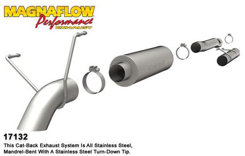 Magnaflow 17132 dodge diesel cummins, 4in. system off road pro series exhaust