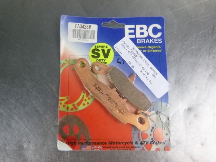 Ebc motorcycle brake pad ebc fa342sv new