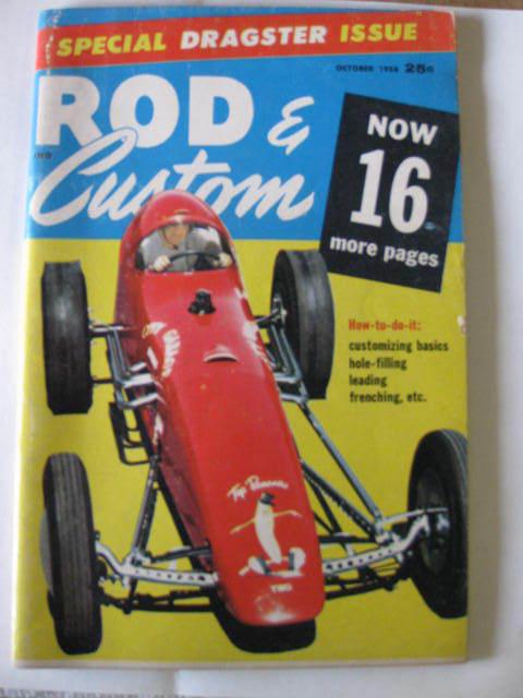 Rod and custom mag.  oct, 1958