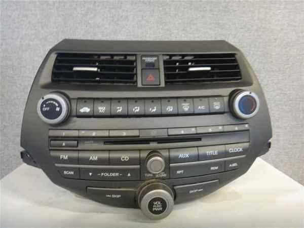 11 12 honda accord radio with cd oem