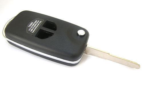 Flip folding key remote case shell for suzuki swift sx4