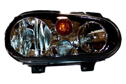 Tyc 20-6473-60 volkswagen golf right replacement headlight assembly