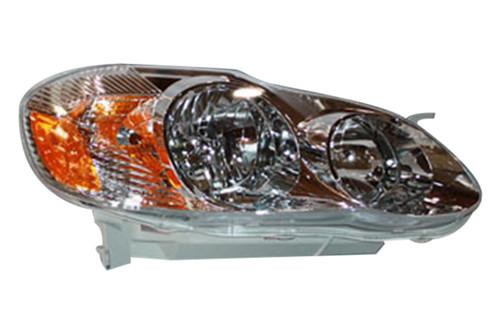 Tyc 20-6235-00 - 2003 toyota corolla right replacement headlight assembly