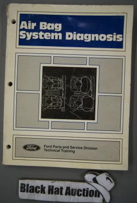 Ford air bag system diagnosis technical training reference book