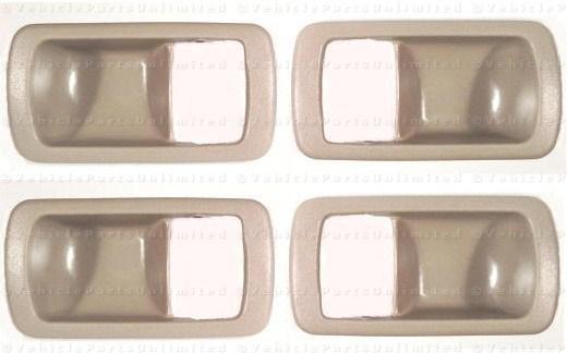 92 - 96  4 pcs set  door handle bezel trim cover casing beige fits: toyota camry