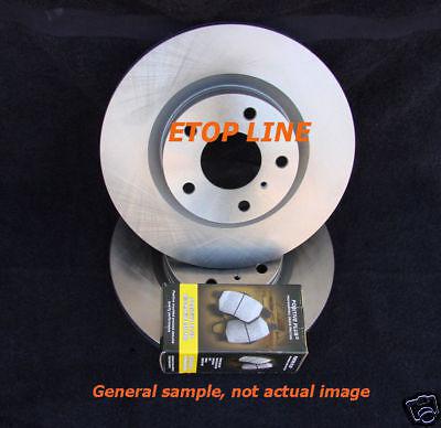 (rear brake kit) oe replacement brake rotors ceramic pads volvo 34061 (295mm)