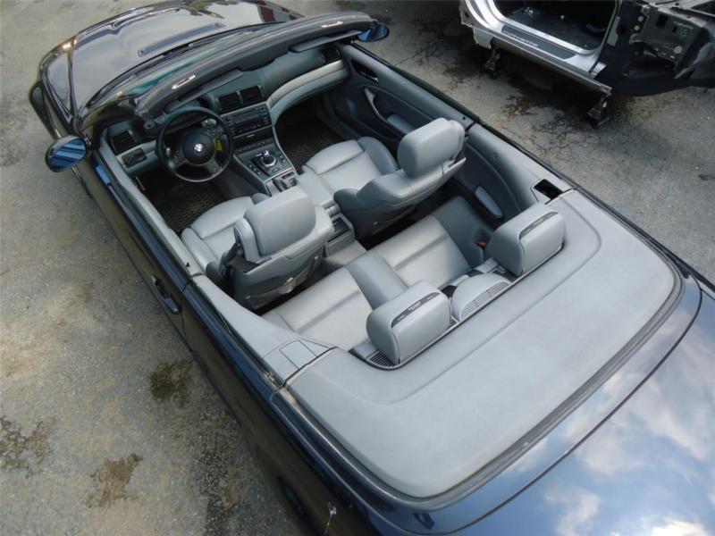 2002 bmw m3 convertible e46 complete gray interior seats carpet door panels trim