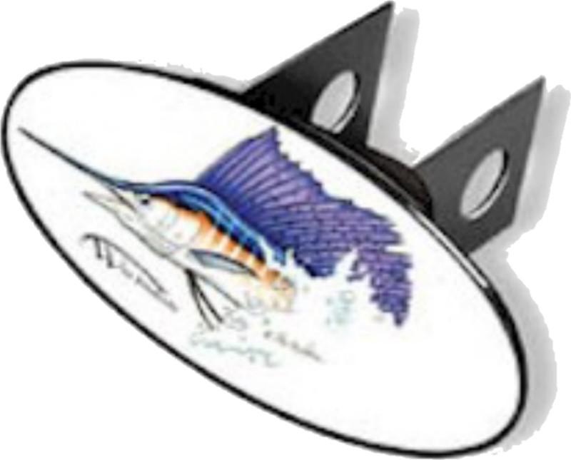 Reflective hitch cover, sailfish, rv/camper/trailer, 1-pk #02061