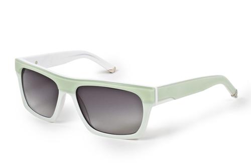 Dragon viceroy sunglasses, avocado white frame/grey gradient lens