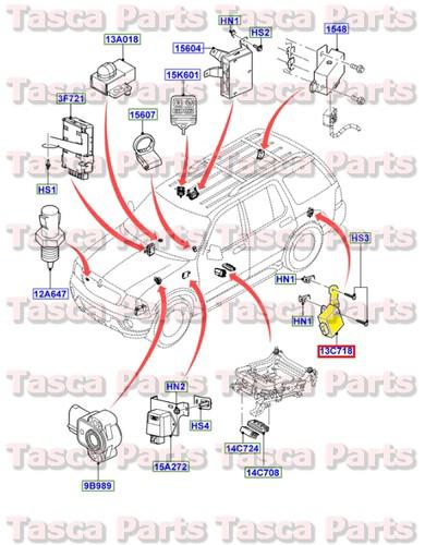 Brand new oem interior light relay 2003-2005 ford aviator # 2c5z-13c718-aa