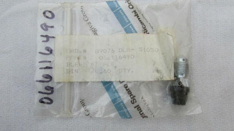 Nos ducati brake bleed bleeder needle screw 066116490 mh 900 e st4