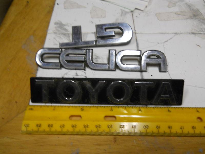 1982-1984 toyota celica gt hatch emblems