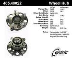 Centric parts 405.40022e rear hub assembly