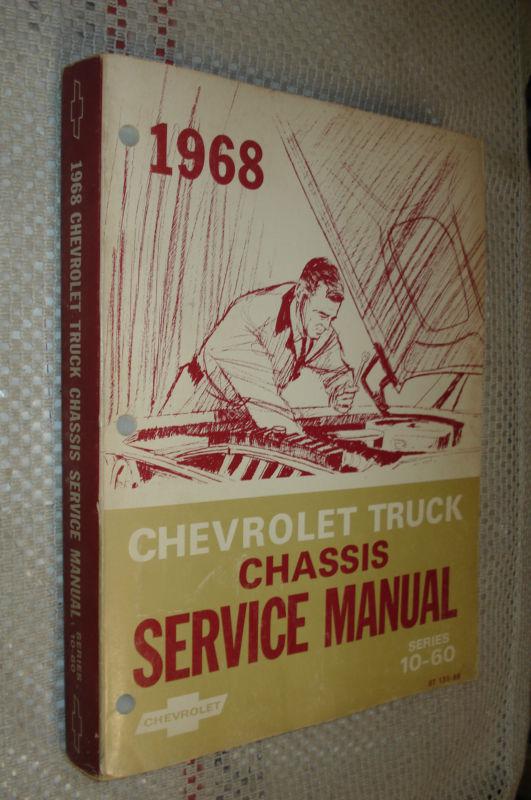 1968 chevy truck service manual shop book rare nr original 10-60 series