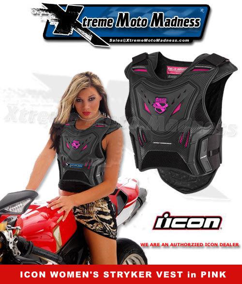 Icon field armor stryker stunt vest womans l/xl 27010514