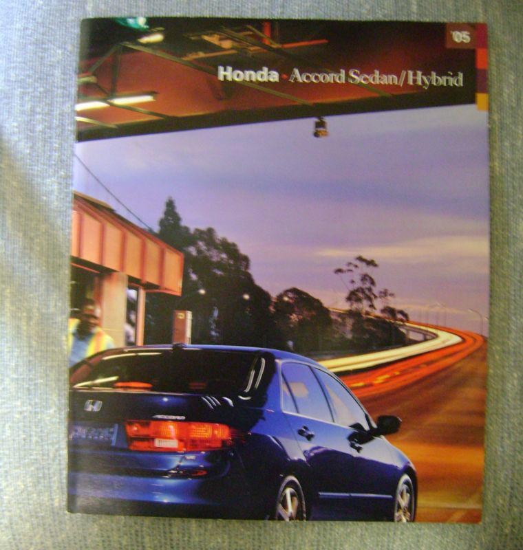 2005 honda accord sales brochure catalog book