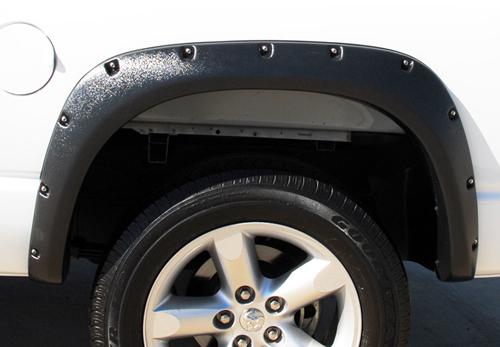 Pocket style fender flares textured dodge ram 1500 02-08 02 03 04 05 06 07 08