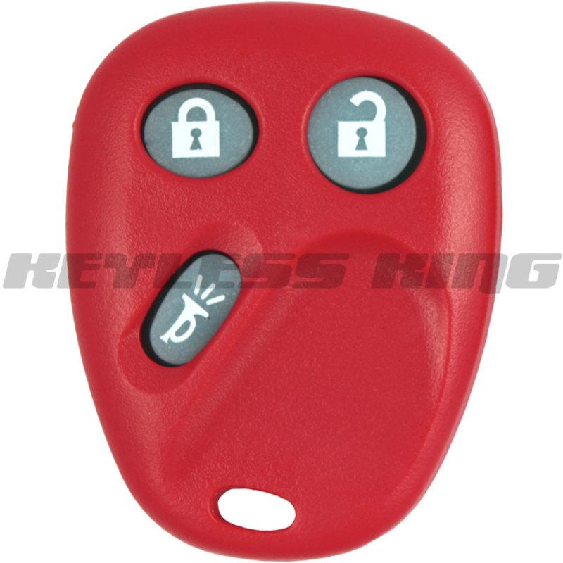 New red glow in dark replacement keyless entry remote key fob clicker control