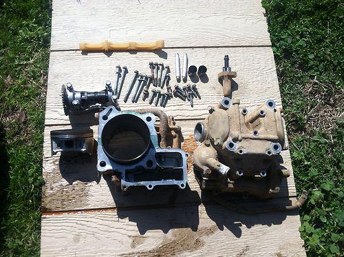 A honda foreman rubicon 500 complete head ect 04 trx500fa 2004 atv free shipping