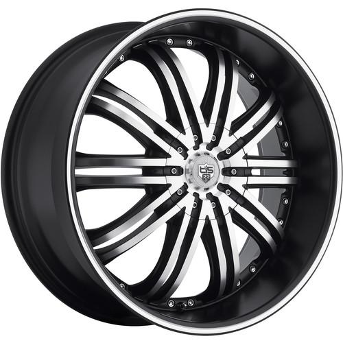 20x8.5 black tis 532mb wheels 5x4.25 5x4.5 +38 lexus gs 300 rx 450h is 350