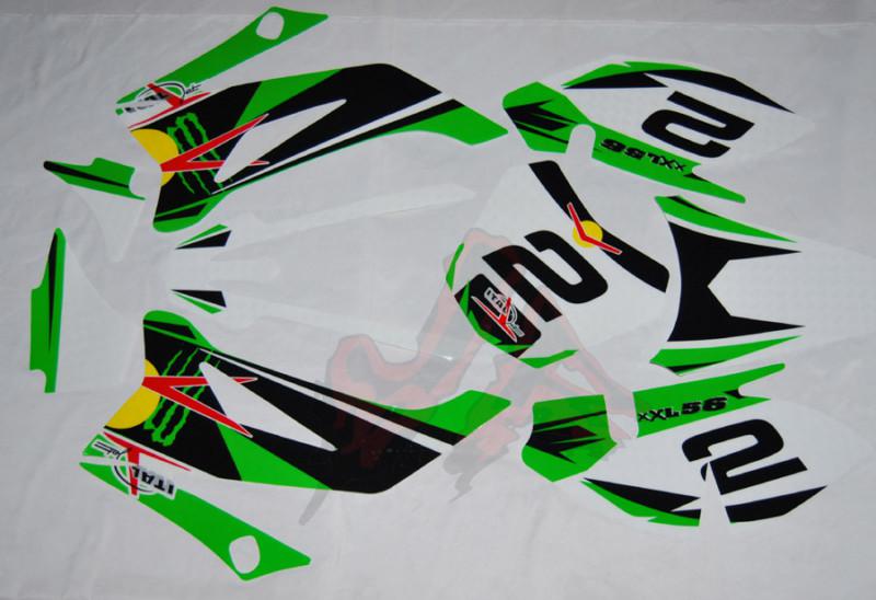 New 3m monster graphics decals stickers for yamaha ttr 110 ttr110 bike #2