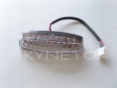 Led tail light brake light atv scooter quad motorcycle clear