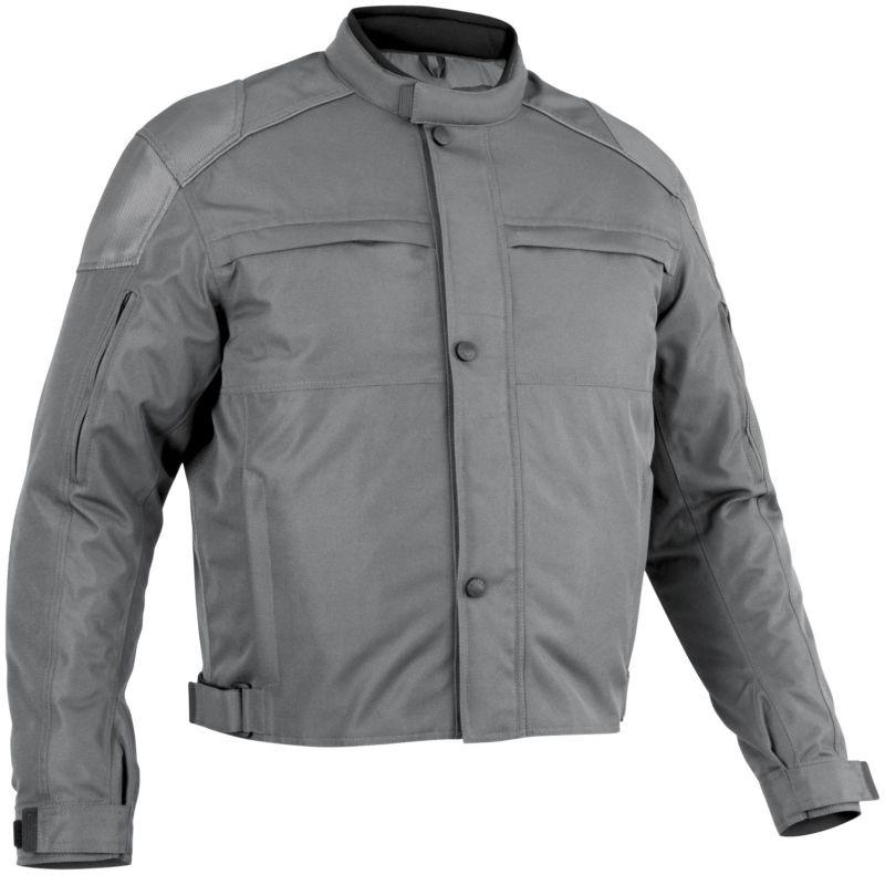 River road raider motorcycle jacket gray size xx-large