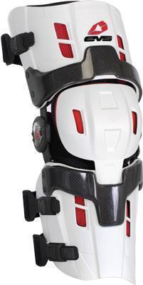 Evs rs-8 pro knee brace white/red medium