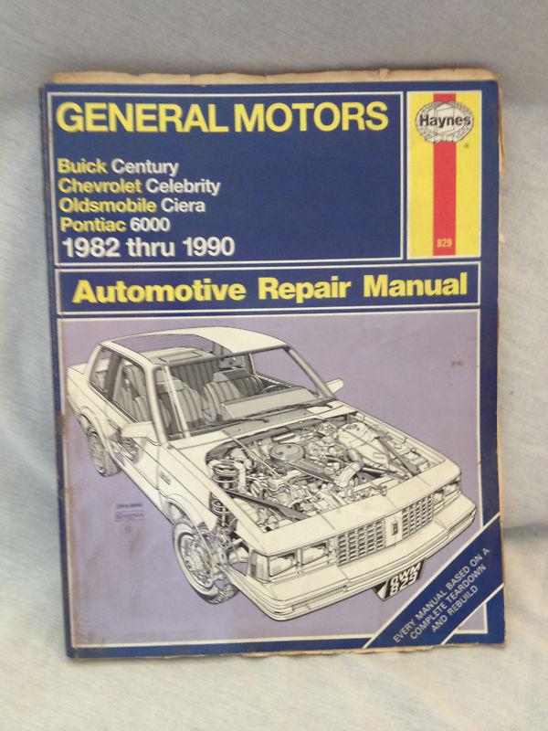 1982 - 1990 gm haynes auto repair manual - chevrolet buick pontiac olds