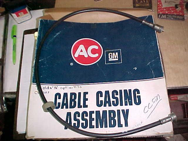 1974 oldsmobile cutlass nos speedometer cable assembly k30 option