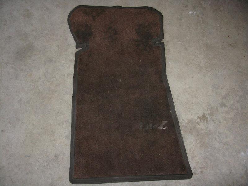 1985 mazda rx7 rx-7 brown floor mat right side only