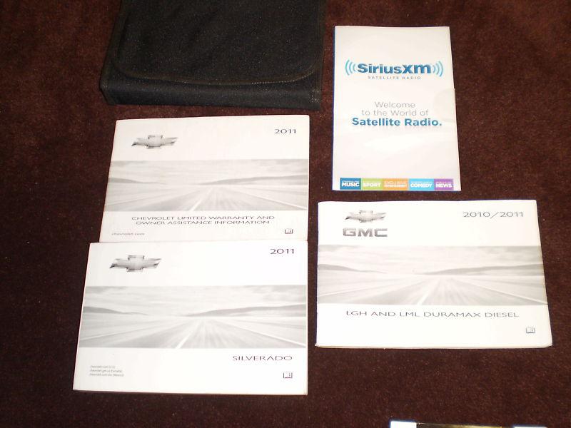 2011 chevrolet silverado 2500 3500 duramax diesel truck owners manual books all