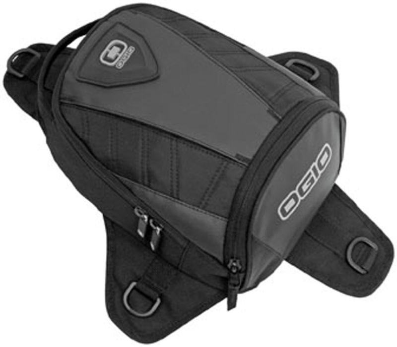 Ogio super mini tanker magnetic tankbag street bike,stealth/black,3.75"hx9"wx11d