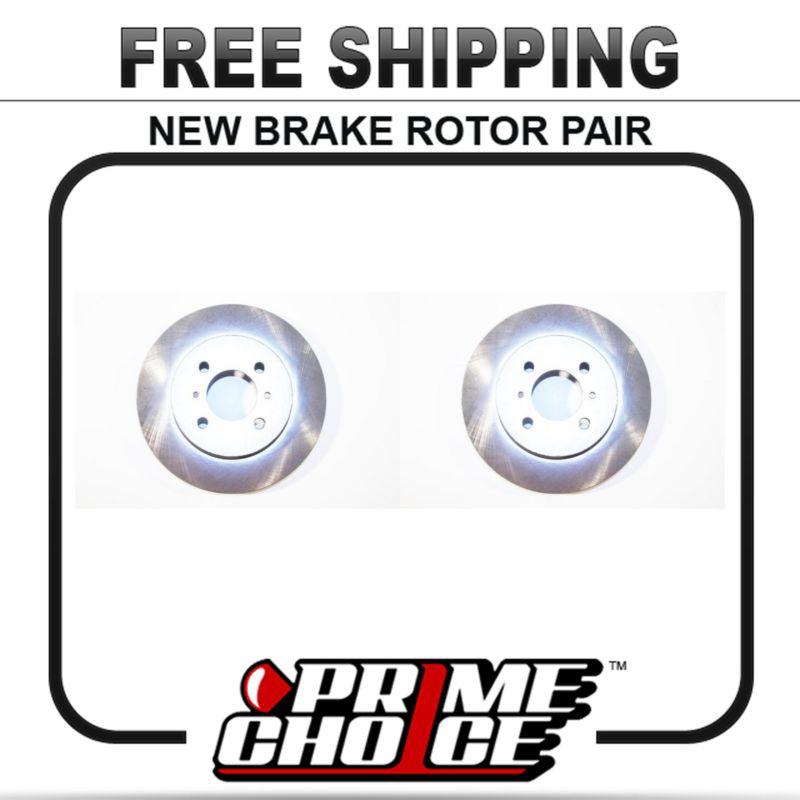 Pair of 2 premium rear disc brake rotors new set kit for left and right side