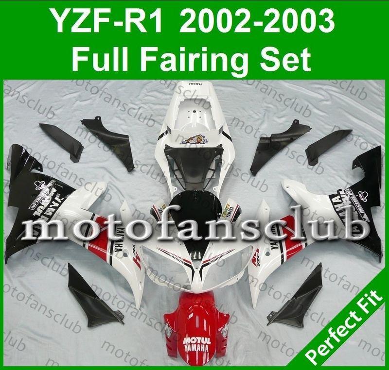 Fit yamaha yzf r1 02 03 yzfr1 2002 2003 1000 fairing bodywork plastics #23 c