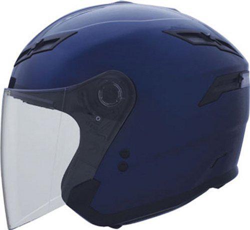 Gmax gm67 open face helmet blue s/small