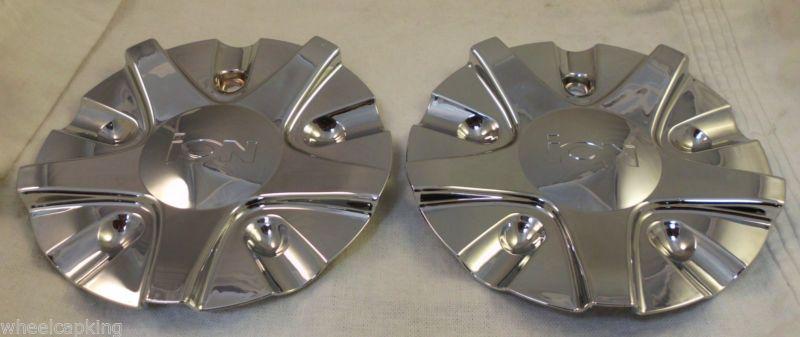 Ion wheels chrome custom wheel center cap caps set 2 #c10117-cap new!