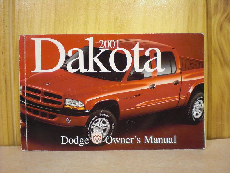 2001 dodge dakota owner's manual