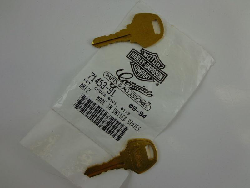 Harley davidson 2-key set 71453-91 0101