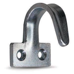 Pacific cargo control bolt-on j rope hook-galvanized rh-j-flat