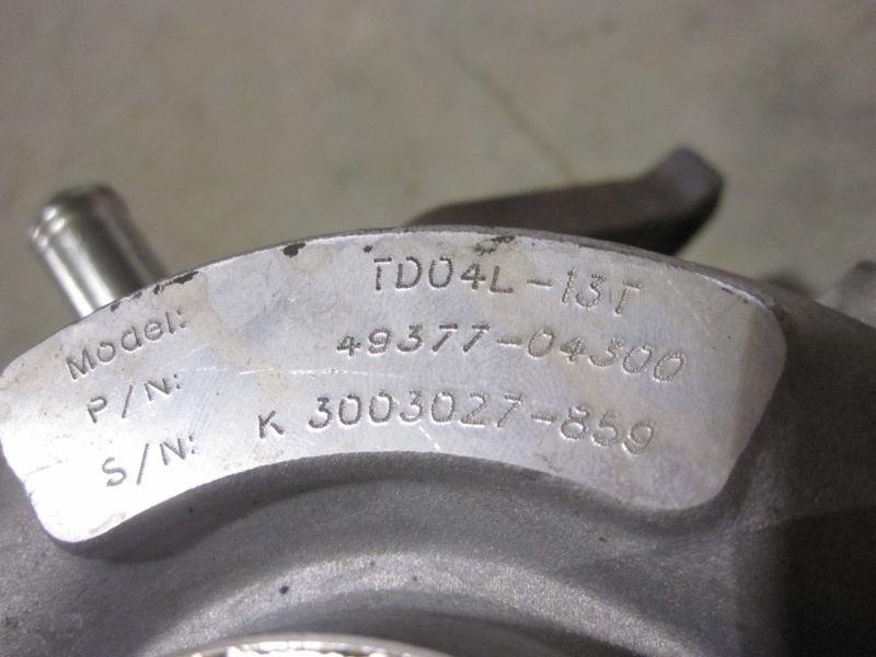TD04 TD04L-13T turbo Subaru FORESTER Impreza turbocharger 49377-04300, US $149.90, image 2