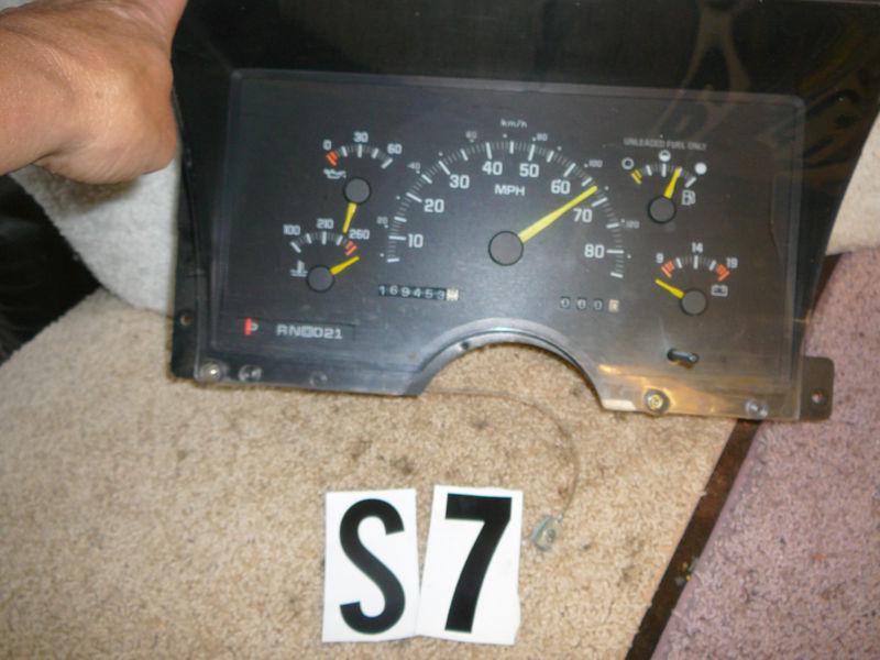 95,96,97 chevy blazer s10 jimmy speedometer cluster instrument gauge at  169k