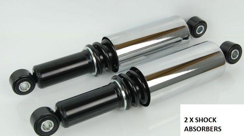 New shock absorber 317 mm stoßdampfer 2 x universal scooter atv moto 50 