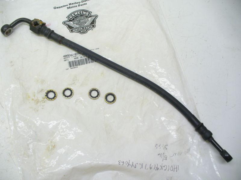 Harley 00-04 fxd rear brake line; 40956-00a.