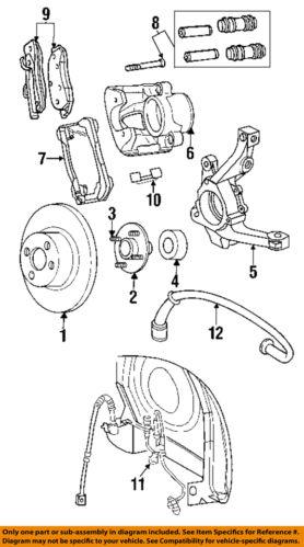 Mopar oem 6506730aa brake-wheel stud