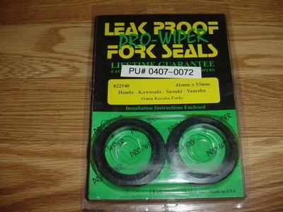 Leak proof pro wiper fork seals 41x53x8mm honda kawasaki suzuki yamaha new