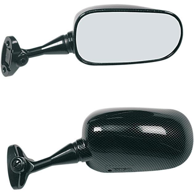 Emgo replacement mirror left carbon fits honda cbr954rr 2002-2003